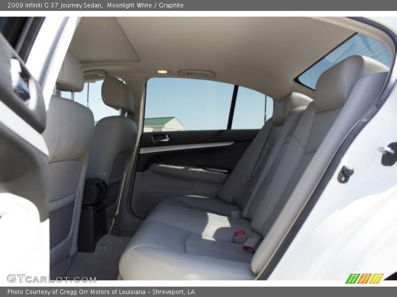 Moonlight White / Graphite 2009 Infiniti G 37 Journey Sedan