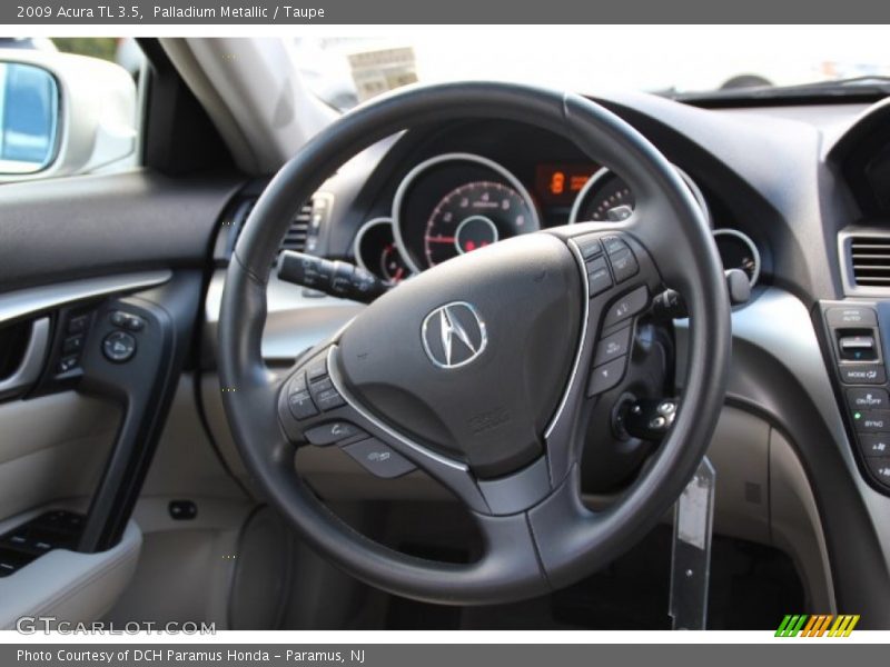 Palladium Metallic / Taupe 2009 Acura TL 3.5