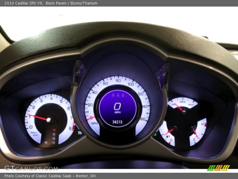 Black Raven / Ebony/Titanium 2010 Cadillac SRX V6