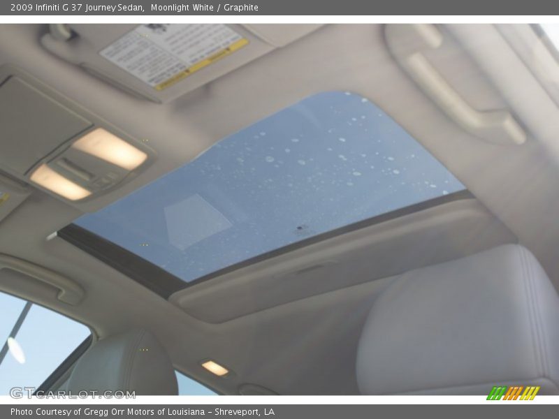 Moonlight White / Graphite 2009 Infiniti G 37 Journey Sedan
