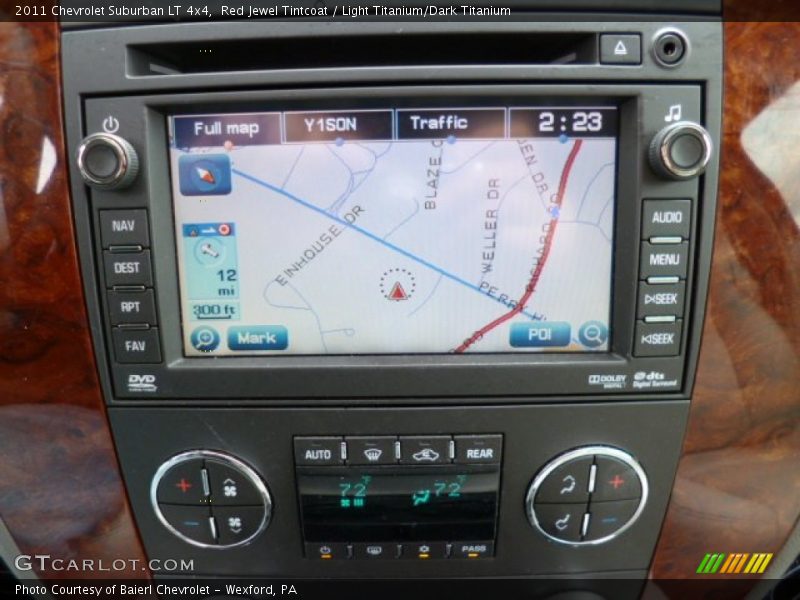 Red Jewel Tintcoat / Light Titanium/Dark Titanium 2011 Chevrolet Suburban LT 4x4