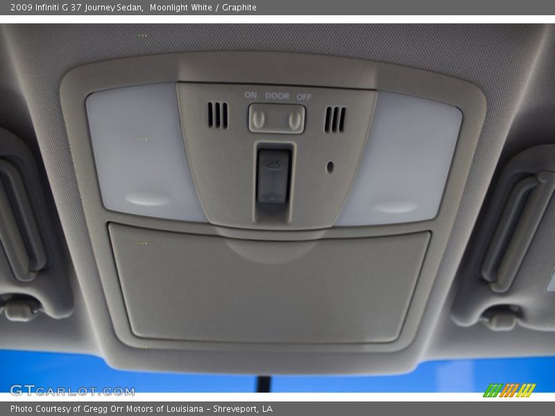 Moonlight White / Graphite 2009 Infiniti G 37 Journey Sedan