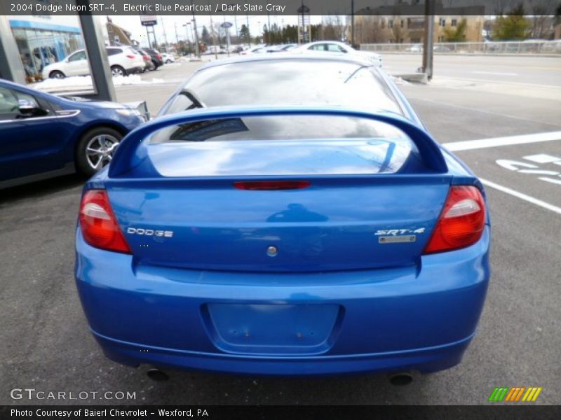 Electric Blue Pearlcoat / Dark Slate Gray 2004 Dodge Neon SRT-4