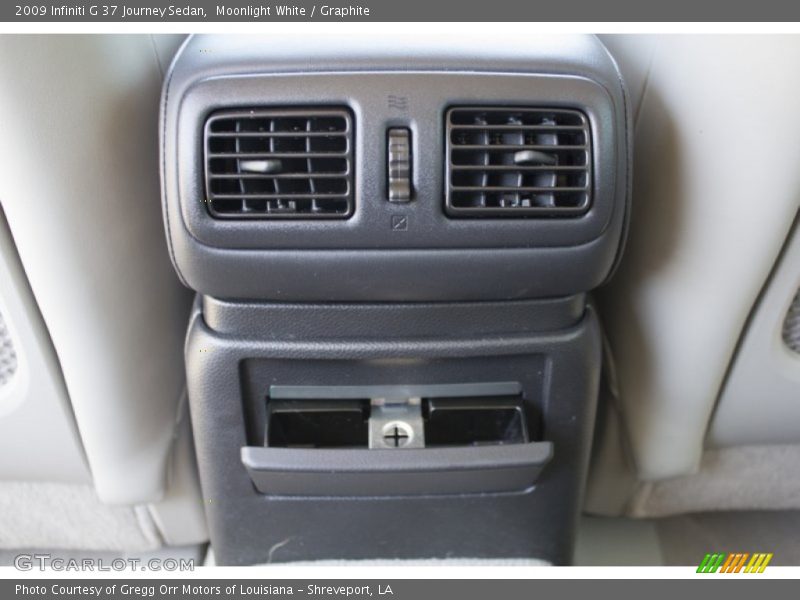 Moonlight White / Graphite 2009 Infiniti G 37 Journey Sedan