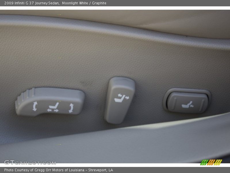 Moonlight White / Graphite 2009 Infiniti G 37 Journey Sedan