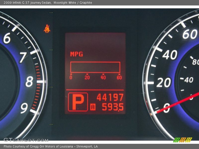 Moonlight White / Graphite 2009 Infiniti G 37 Journey Sedan