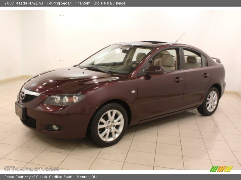 Front 3/4 View of 2007 MAZDA3 i Touring Sedan