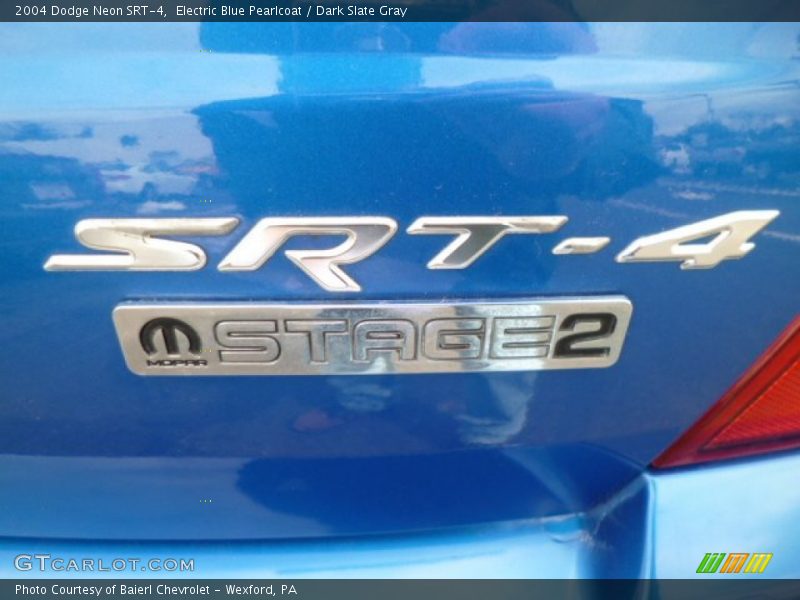 Electric Blue Pearlcoat / Dark Slate Gray 2004 Dodge Neon SRT-4
