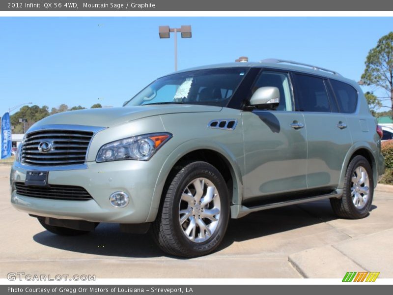 Front 3/4 View of 2012 QX 56 4WD