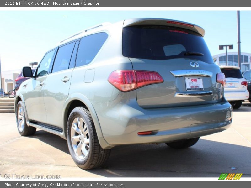 Mountain Sage / Graphite 2012 Infiniti QX 56 4WD