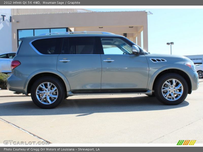 Mountain Sage / Graphite 2012 Infiniti QX 56 4WD