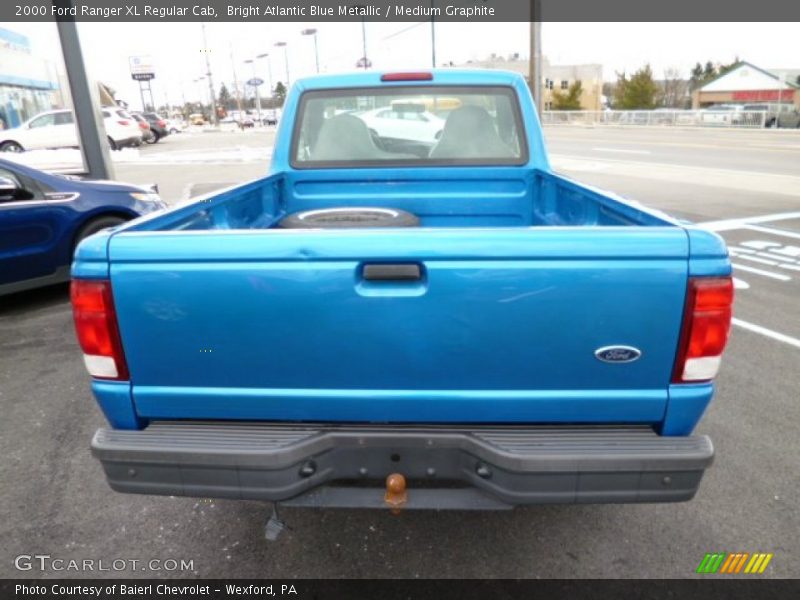 Bright Atlantic Blue Metallic / Medium Graphite 2000 Ford Ranger XL Regular Cab