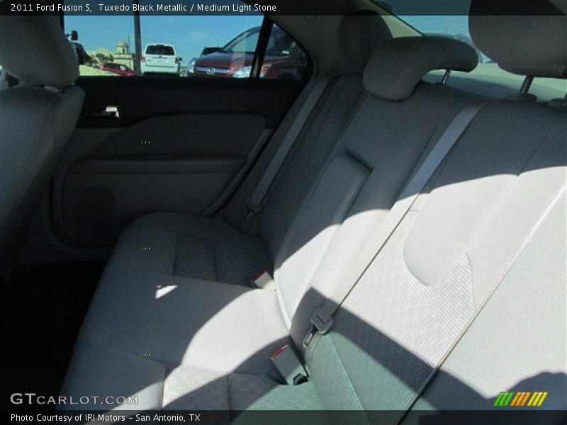 Tuxedo Black Metallic / Medium Light Stone 2011 Ford Fusion S