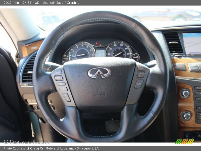  2012 QX 56 4WD Steering Wheel
