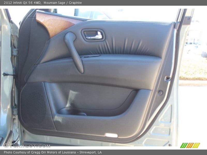 Mountain Sage / Graphite 2012 Infiniti QX 56 4WD