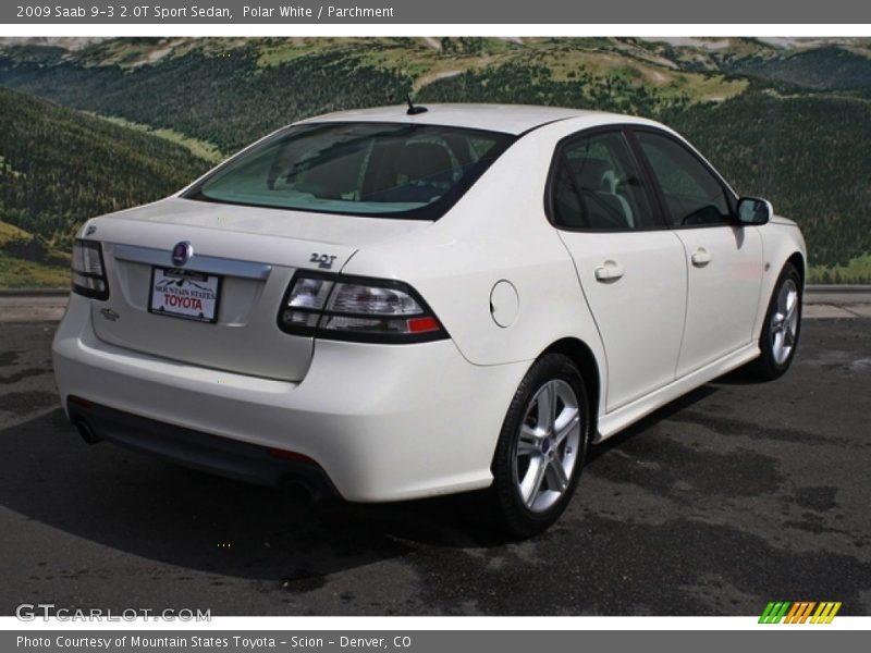 Polar White / Parchment 2009 Saab 9-3 2.0T Sport Sedan