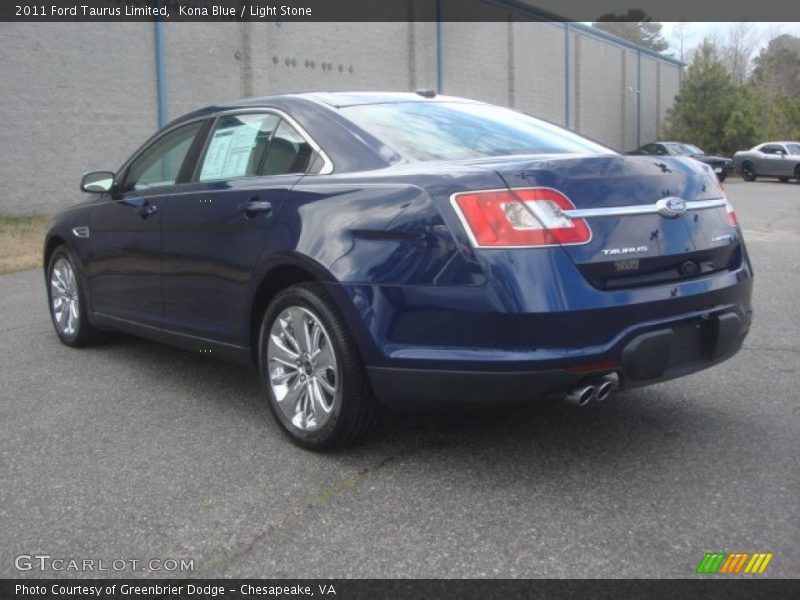 Kona Blue / Light Stone 2011 Ford Taurus Limited