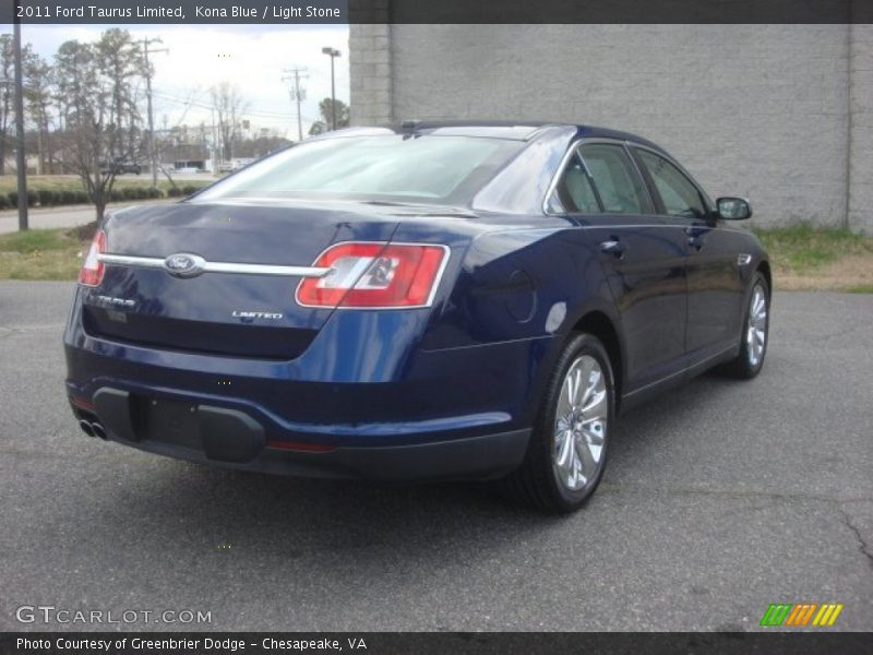 Kona Blue / Light Stone 2011 Ford Taurus Limited