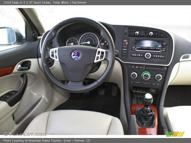 Dashboard of 2009 9-3 2.0T Sport Sedan