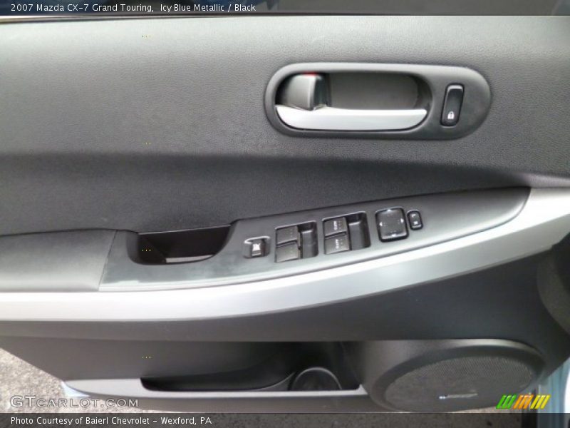 Icy Blue Metallic / Black 2007 Mazda CX-7 Grand Touring