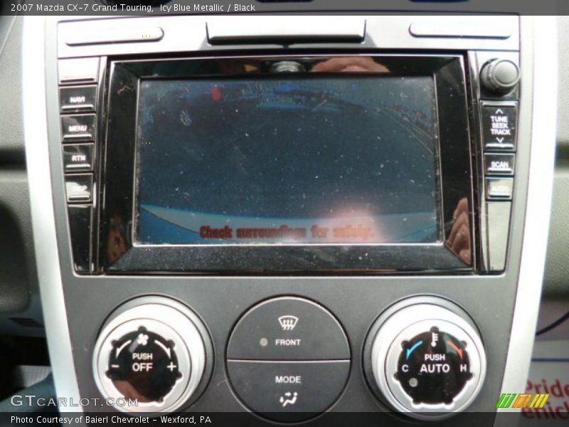 Icy Blue Metallic / Black 2007 Mazda CX-7 Grand Touring