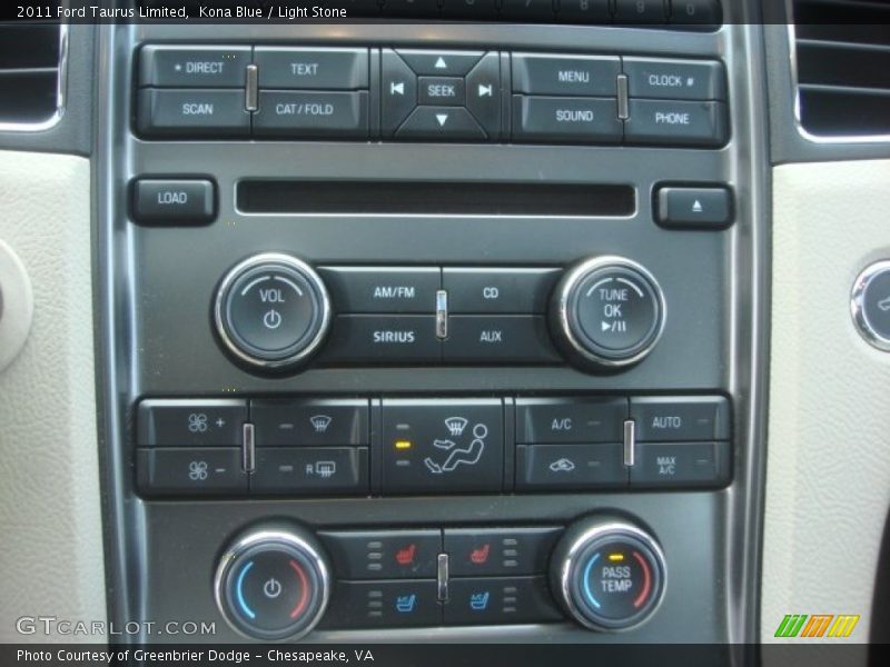 Kona Blue / Light Stone 2011 Ford Taurus Limited