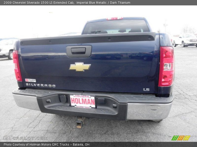 Imperial Blue Metallic / Dark Titanium 2009 Chevrolet Silverado 1500 LS Extended Cab