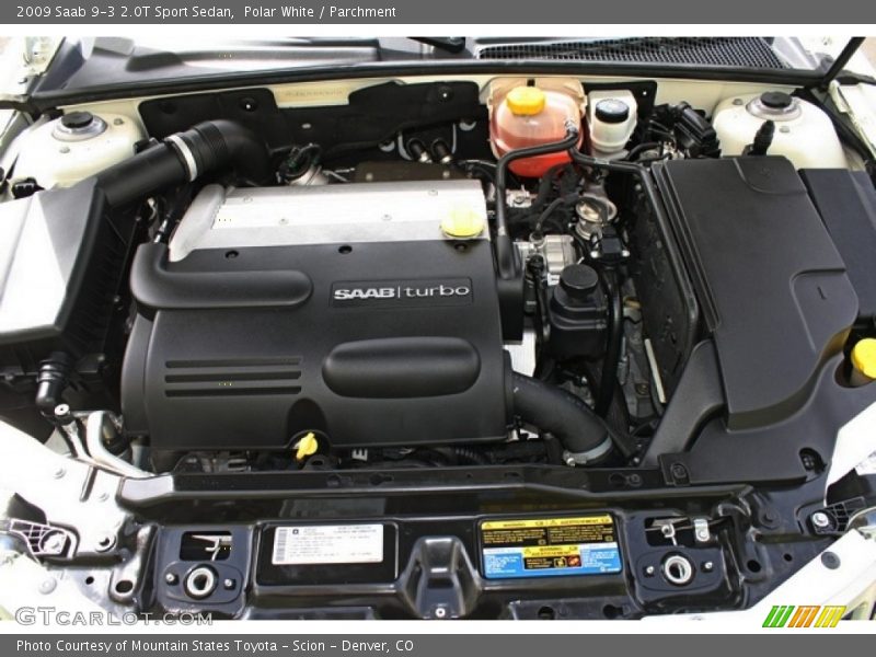  2009 9-3 2.0T Sport Sedan Engine - 2.0 Liter Turbocharged DOHC 16-Valve 4 Cylinder