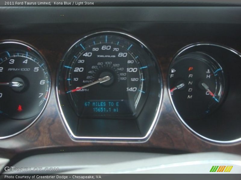 Kona Blue / Light Stone 2011 Ford Taurus Limited
