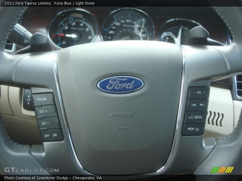 Kona Blue / Light Stone 2011 Ford Taurus Limited