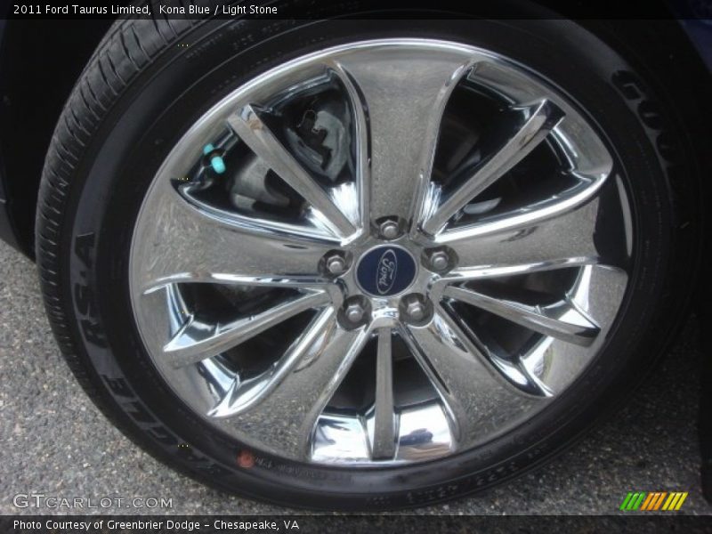 Kona Blue / Light Stone 2011 Ford Taurus Limited