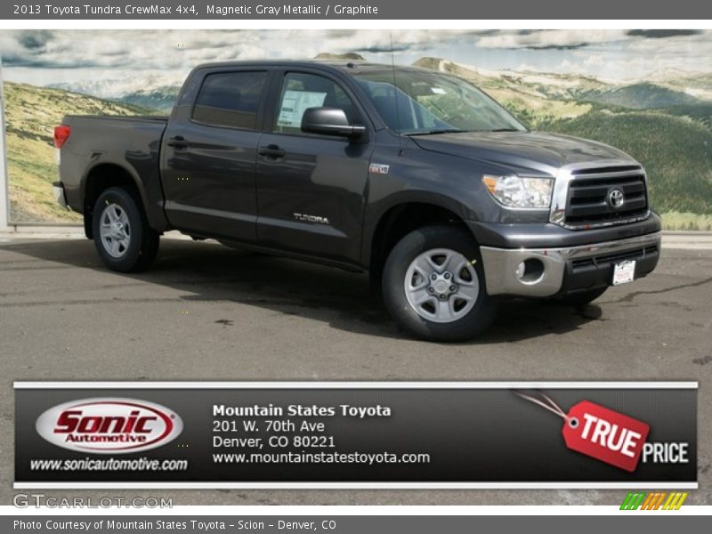 Magnetic Gray Metallic / Graphite 2013 Toyota Tundra CrewMax 4x4