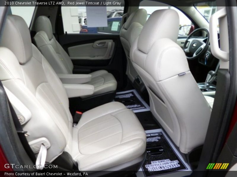 Red Jewel Tintcoat / Light Gray 2010 Chevrolet Traverse LTZ AWD