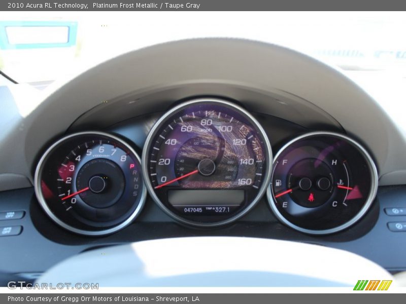  2010 RL Technology Technology Gauges