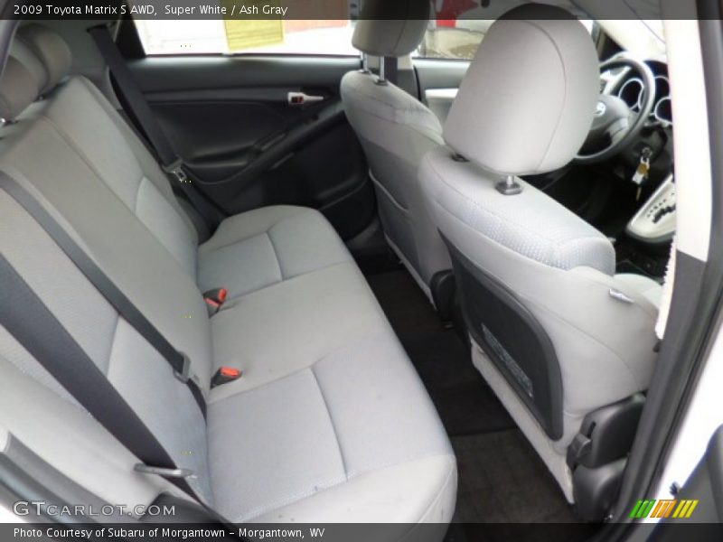 Super White / Ash Gray 2009 Toyota Matrix S AWD