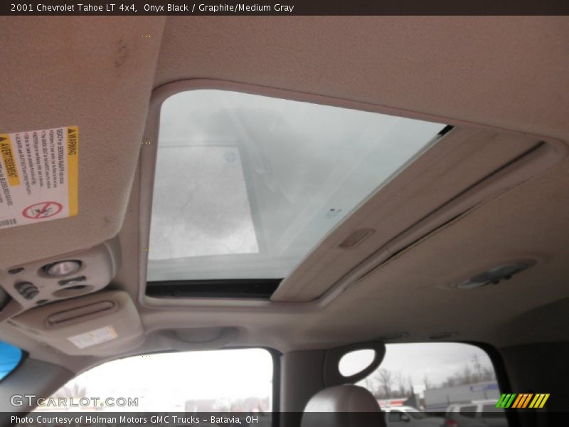 Onyx Black / Graphite/Medium Gray 2001 Chevrolet Tahoe LT 4x4