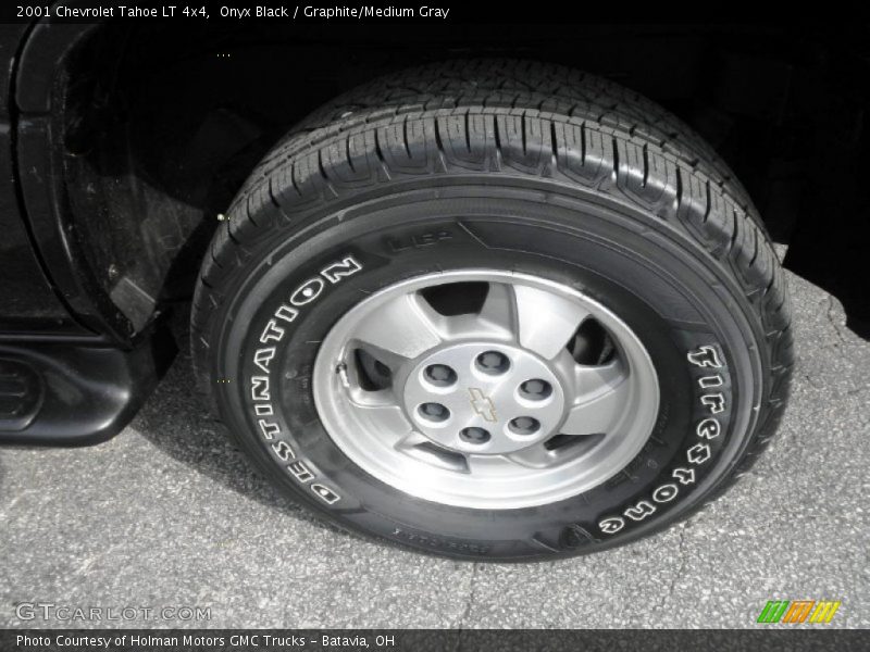 Onyx Black / Graphite/Medium Gray 2001 Chevrolet Tahoe LT 4x4