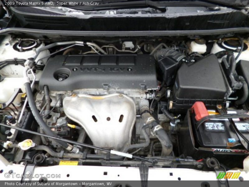 Super White / Ash Gray 2009 Toyota Matrix S AWD