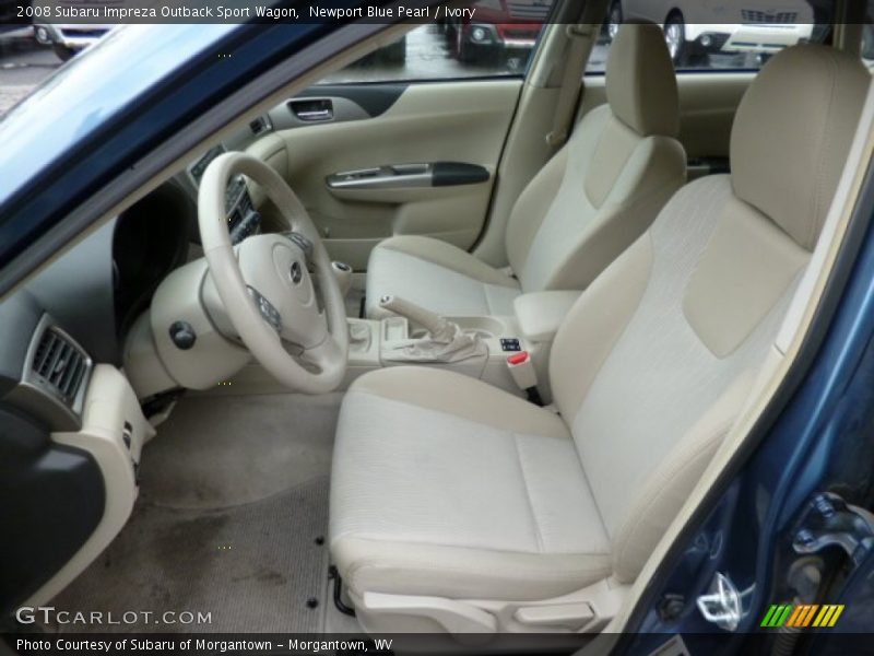 Newport Blue Pearl / Ivory 2008 Subaru Impreza Outback Sport Wagon