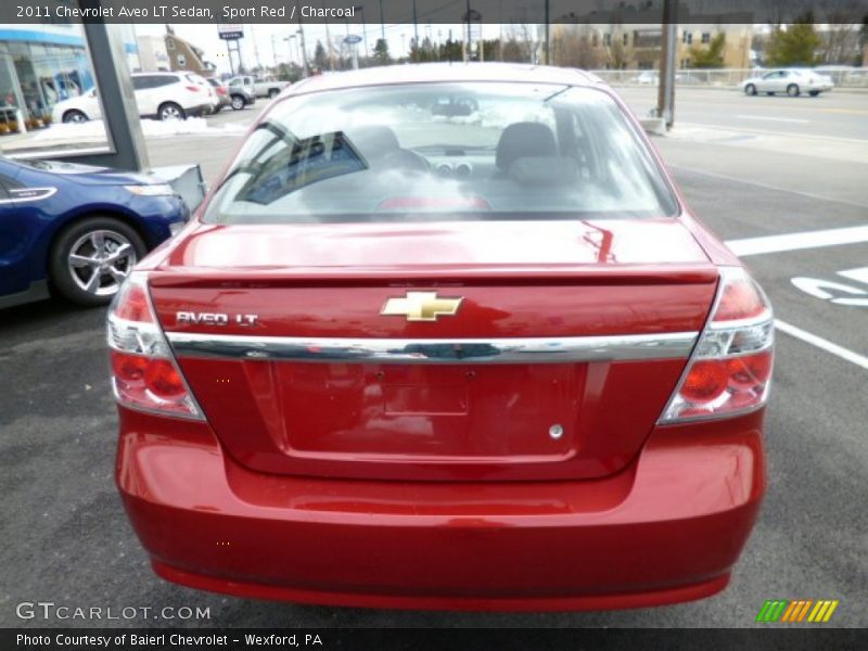 Sport Red / Charcoal 2011 Chevrolet Aveo LT Sedan