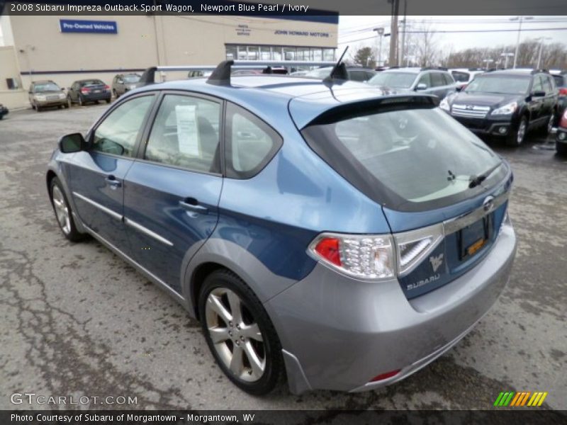 Newport Blue Pearl / Ivory 2008 Subaru Impreza Outback Sport Wagon