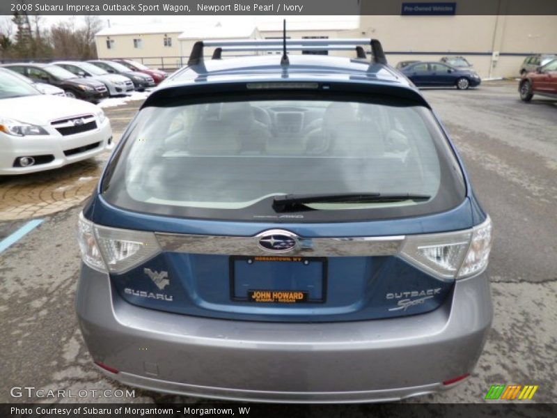 Newport Blue Pearl / Ivory 2008 Subaru Impreza Outback Sport Wagon