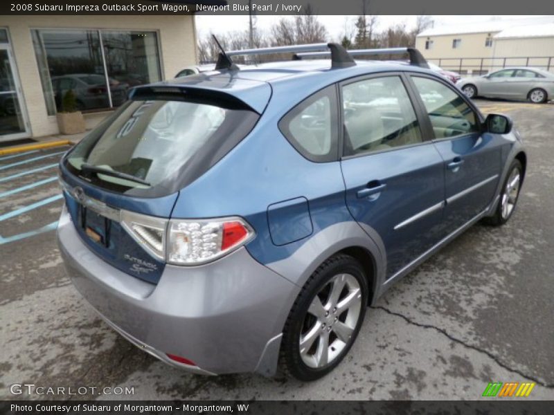 Newport Blue Pearl / Ivory 2008 Subaru Impreza Outback Sport Wagon