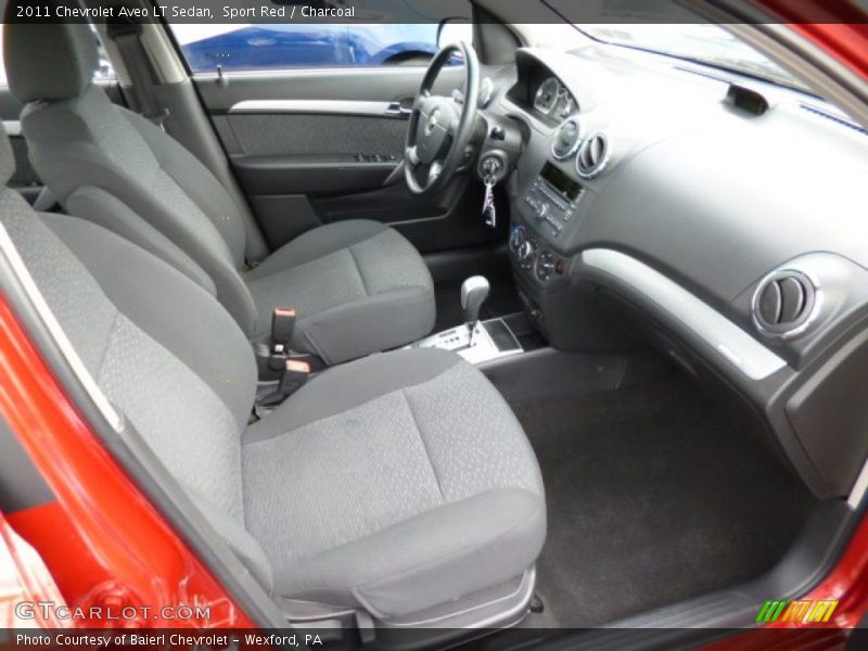 Sport Red / Charcoal 2011 Chevrolet Aveo LT Sedan