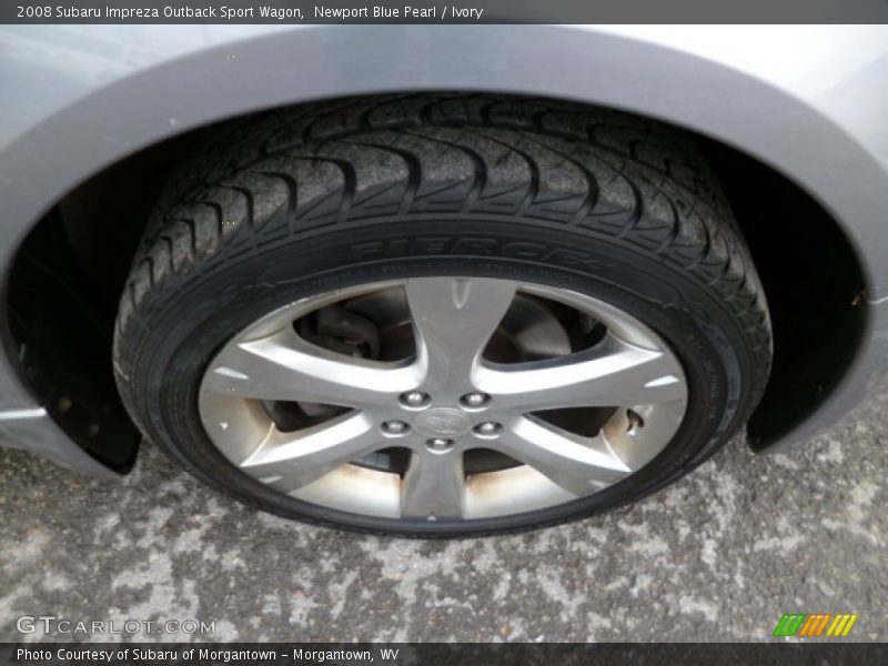 Newport Blue Pearl / Ivory 2008 Subaru Impreza Outback Sport Wagon