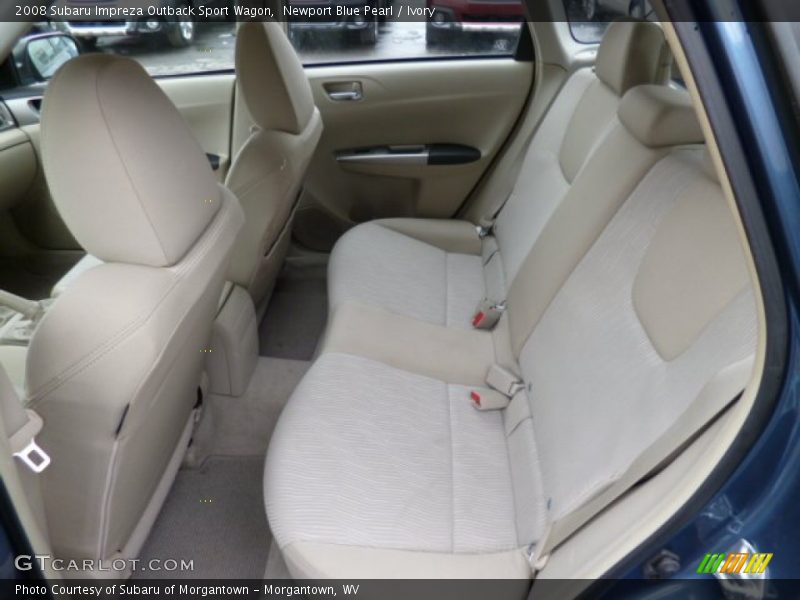 Newport Blue Pearl / Ivory 2008 Subaru Impreza Outback Sport Wagon