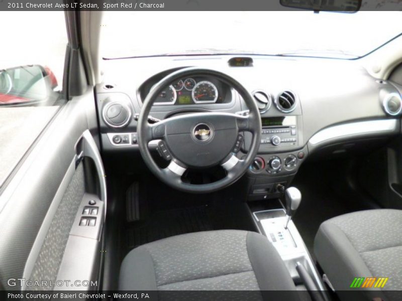 Sport Red / Charcoal 2011 Chevrolet Aveo LT Sedan