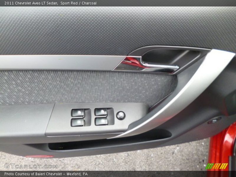 Sport Red / Charcoal 2011 Chevrolet Aveo LT Sedan