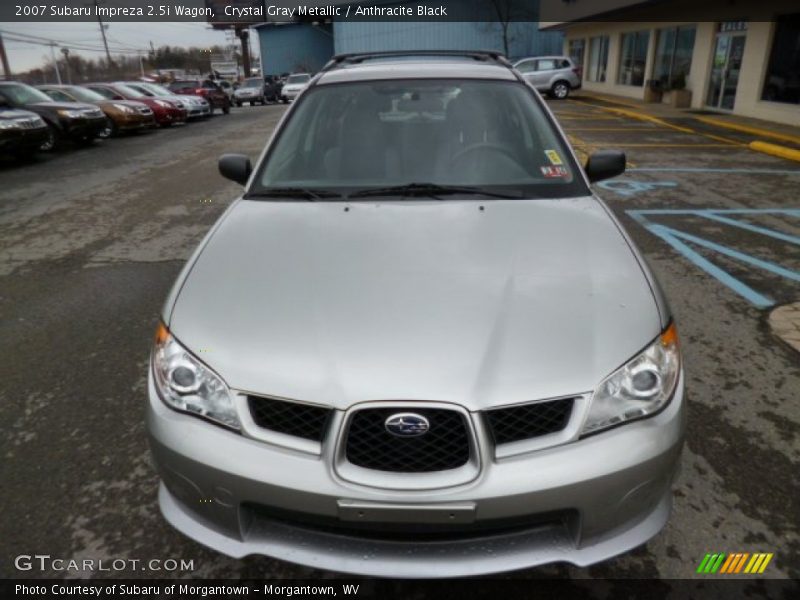 Crystal Gray Metallic / Anthracite Black 2007 Subaru Impreza 2.5i Wagon