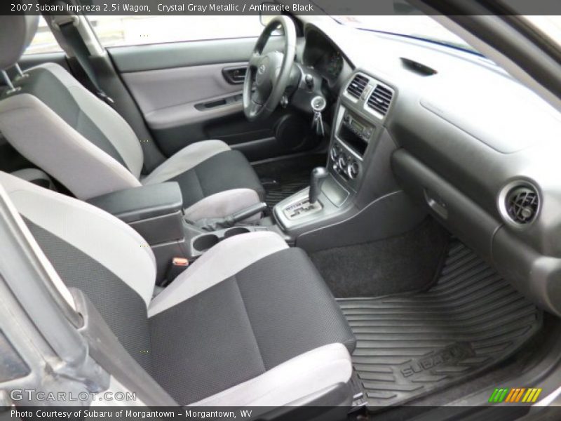 Crystal Gray Metallic / Anthracite Black 2007 Subaru Impreza 2.5i Wagon